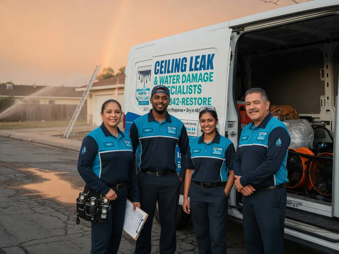 Ceiling Leak Cleanup company in Montville, OH