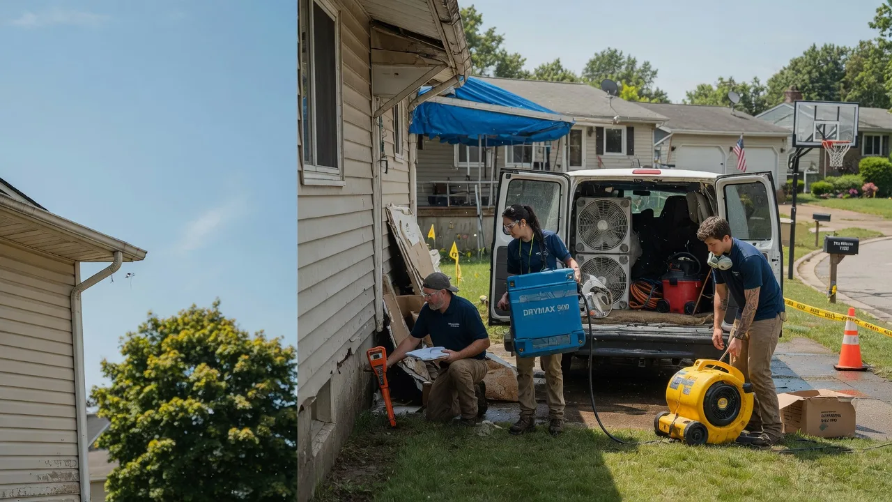 Ceiling Leak Cleanup in Montville, OH near me