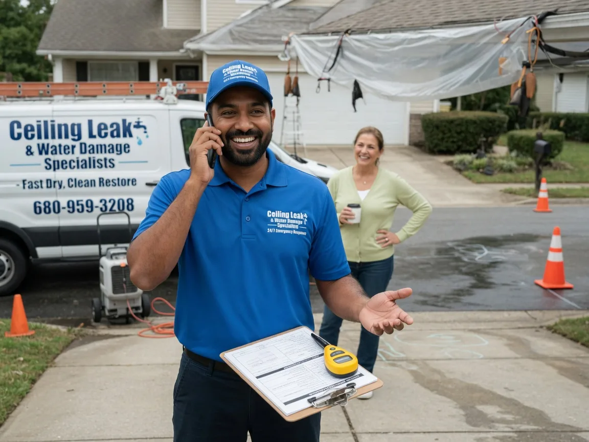 Ceiling Leak Cleanup Montville, OH FAQs
